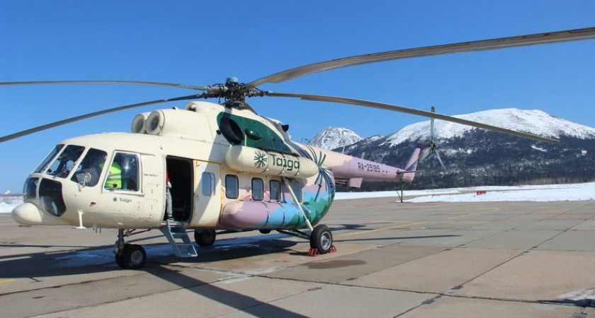 На Камчатке Ми-8 успешно сел на одном двигателе 