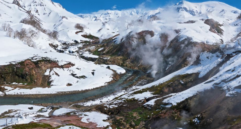 Турсезон стартует в Долине гейзеров на Камчатке