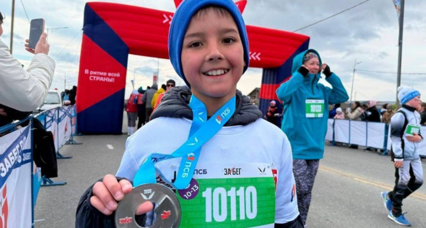 В Петропавловске активные горожане пробежали полумарафон ЗаБег.РФ