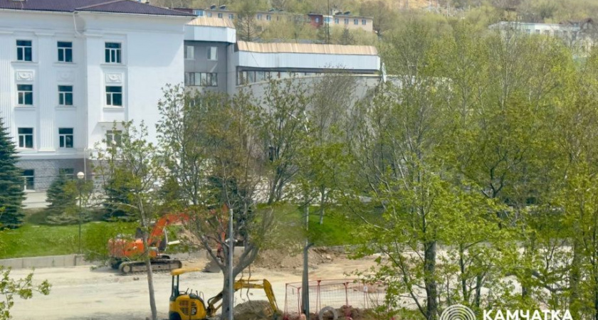 Ремонт центральной автодороги в Петропавловске- Камчатском продолжается