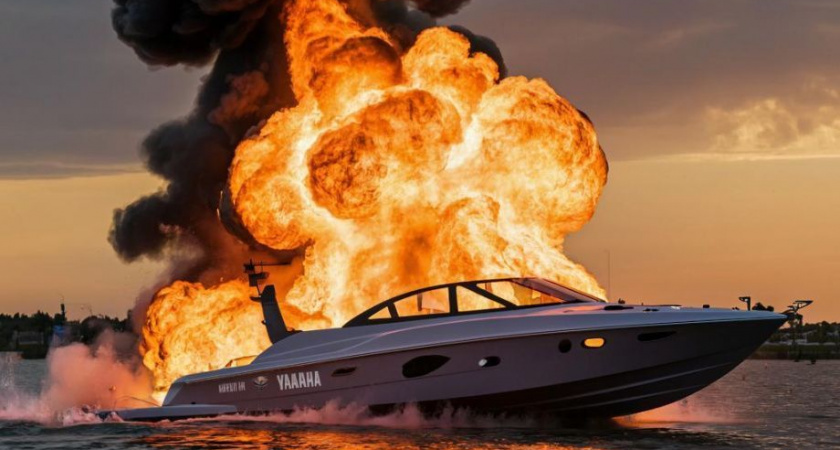 На Камчатке при пожаре сгорел катер 