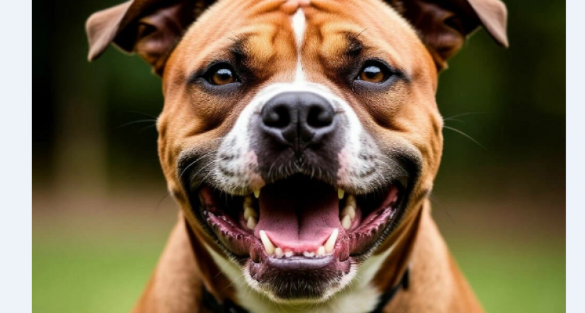 На Камчатке стафф-терьер под присмотром хозяина едва не убил шпица 