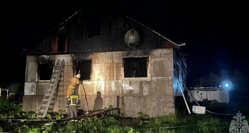 В Термальном дом сгорел дотла: дело, вероятно, в поджоге