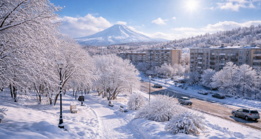Малооблачная погода без осадков ожидается в Петропавловске-Камчатском 17 января