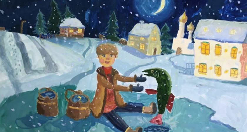 На Камчатке открыли выставку детских рисунков по мотивам книг известных авторов