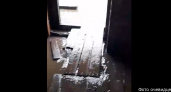 В камчатском городе Елизово топит жилой дом (видео)