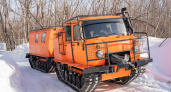 Камчатские спасатели на вездеходах учились пробираться сквозь снежные заносы