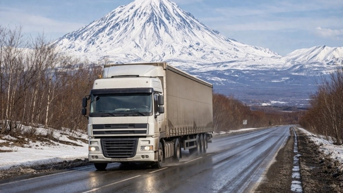На месяц введут ограничения для грузовиков на дорогах Камчатки