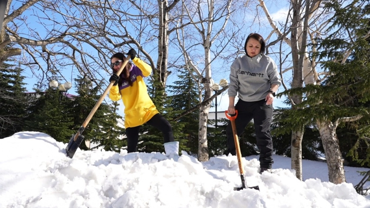 Жители Петропавловска вышли на субботник перед майскими праздниками