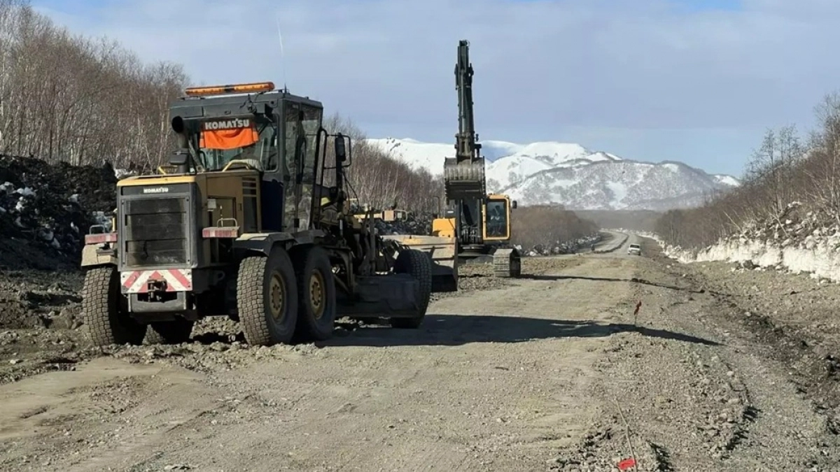 На Камчатке начали подготовку к асфальтированию трассы до Усть-Большерецка