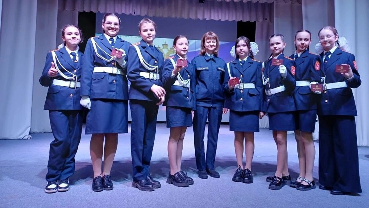 Пятиклассники из Милькова стали кадетами