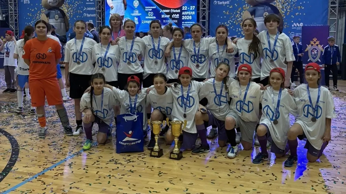 Юные футболистки «Камчадалочки» привезли серебро и бронзу с «Кубка Триумфа»