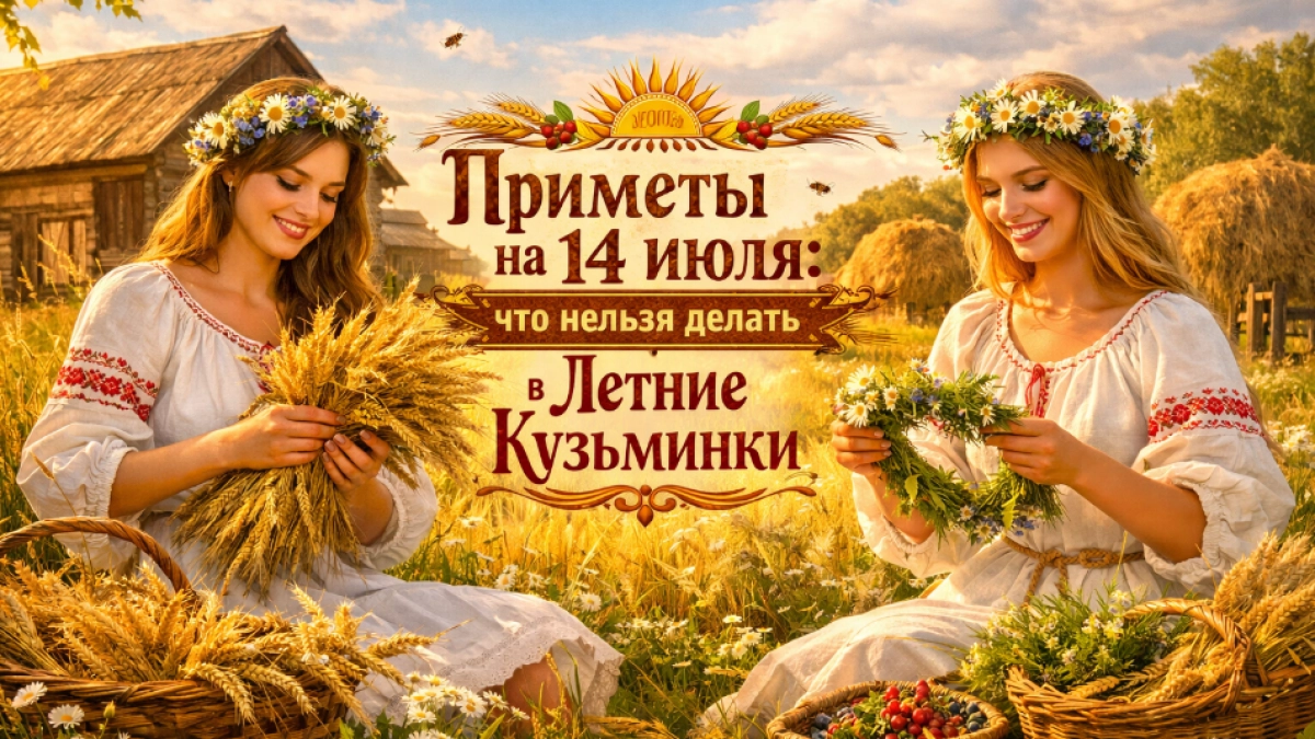 Приметы на 14 июля: что нельзя делать в Летние Кузьминки
