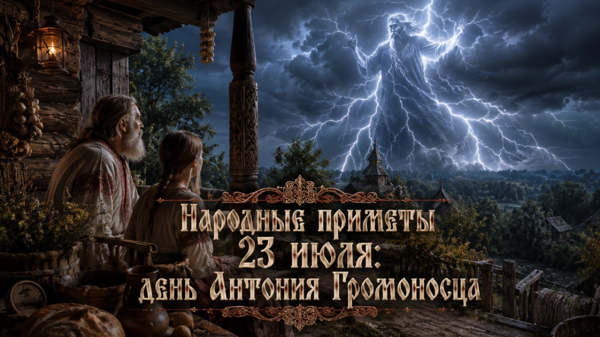Народные приметы 23 июля: традиции, запреты в день Антония Громоносца