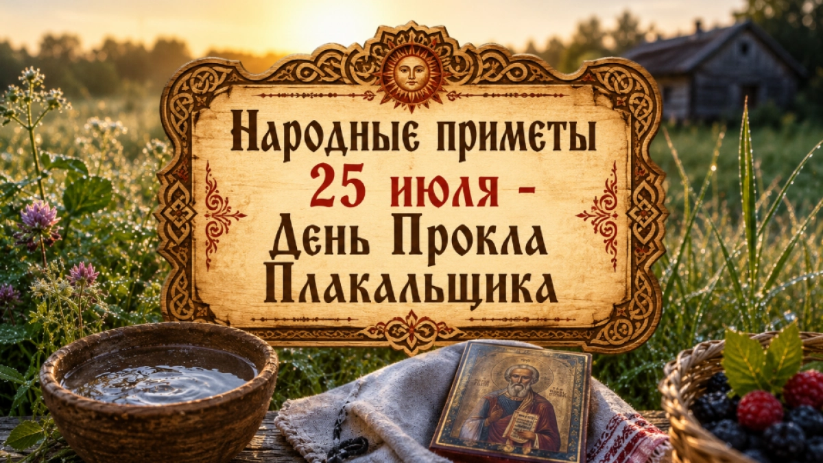 Народные приметы 25 июля: запреты и традиции в День Прокла Плакальщика