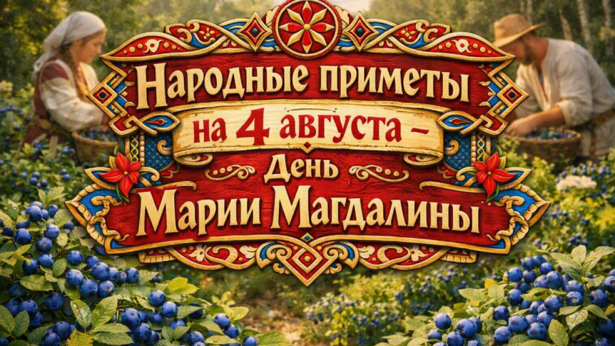 Народные приметы и запреты на 4 августа 2026 года: что можно и нельзя делать в День Марии Магдалины