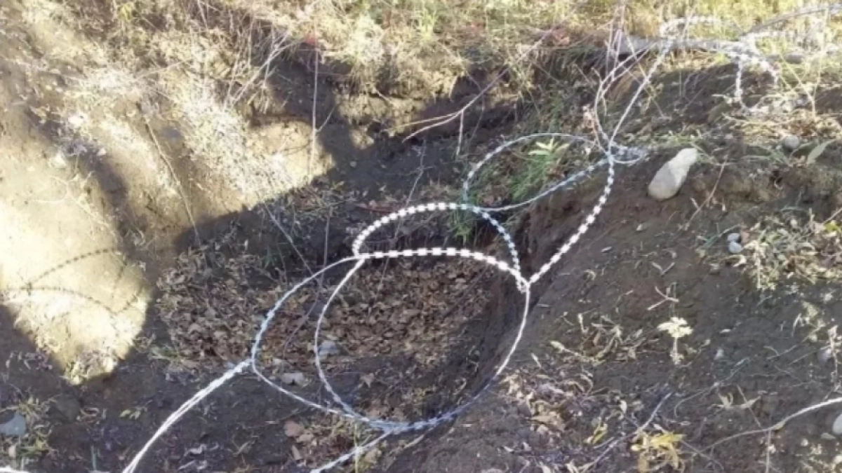 Под Елизовом жители нашли ямы с колючей проволокой у озера Светлого