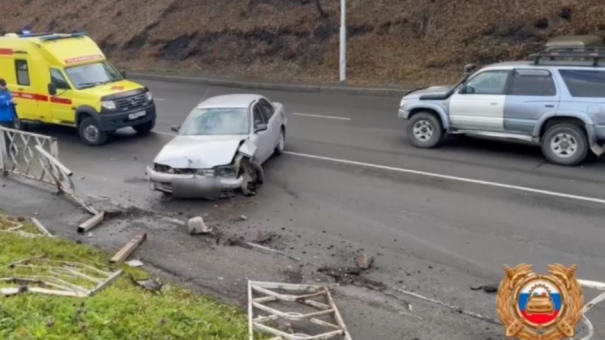 В Петропавловске водитель Camry мог уснуть за рулём и устроить ДТП